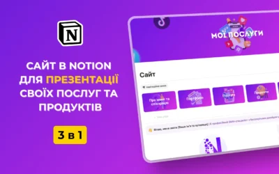 Сайт для презентації послуг